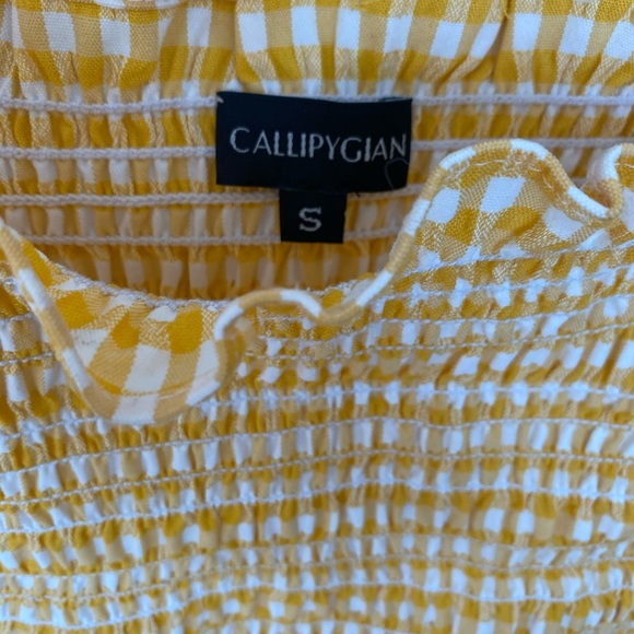 Butter Yellow Gingham Top from Opening Ceremony - Picture 5 of 8